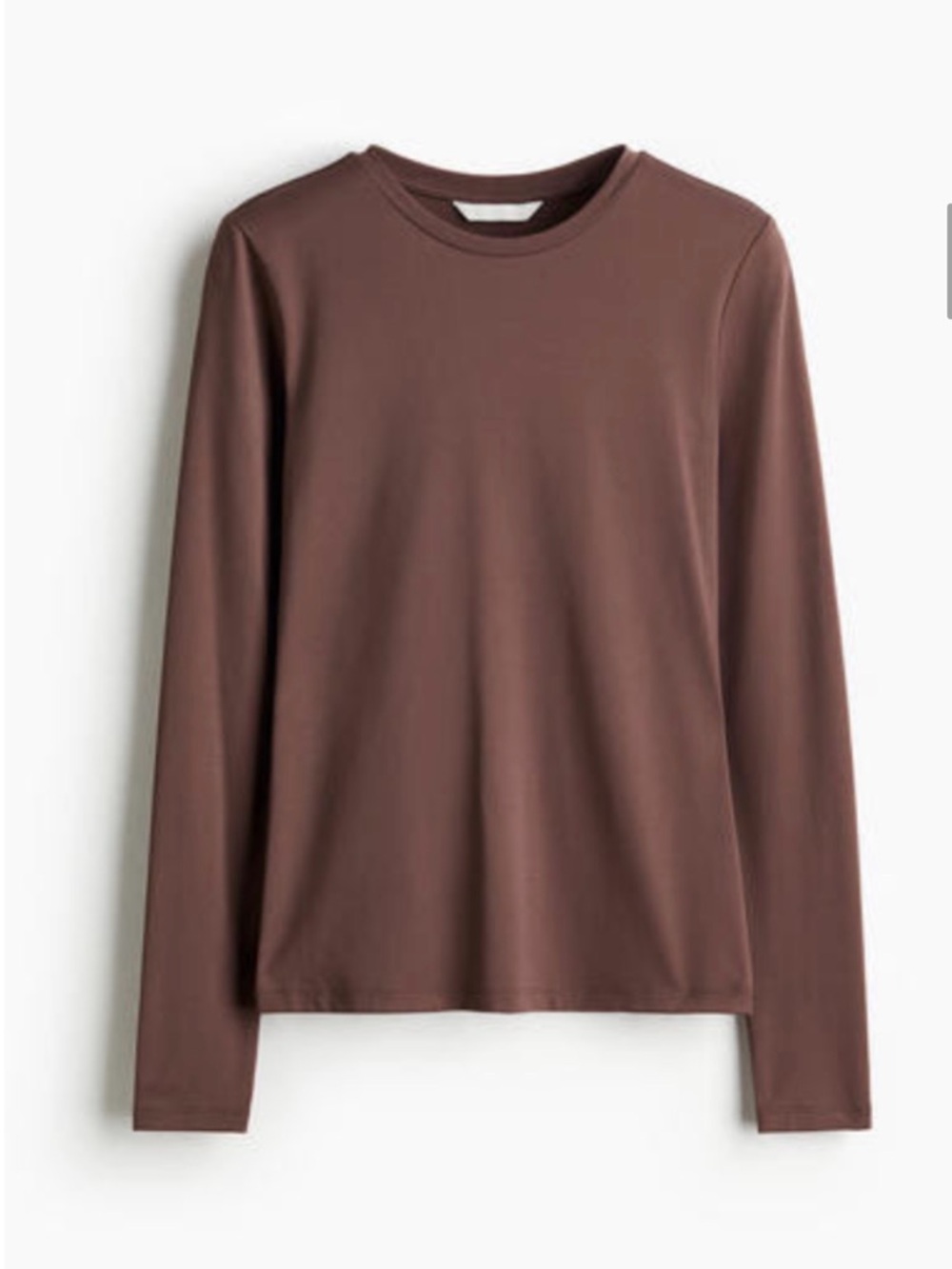 LONG-SLEEVED MICROFIBER TOP H&M